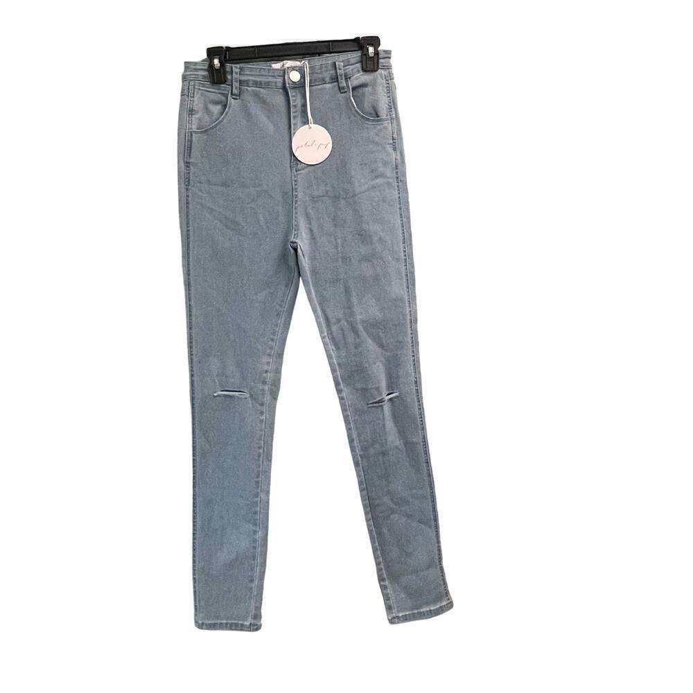 Petal & Pup Jeans NEW Light Wash Size 12 Skinny Classic High Rise Denim